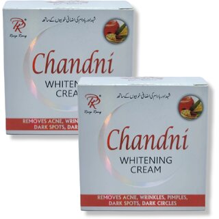                       Chandni Whitening Cream For Men and Women 20g (Pack of 2)                                              