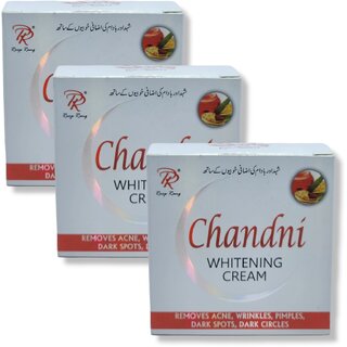                       Chandni Whitening Cream For Men and Women 20g (Pack of 3)                                              
