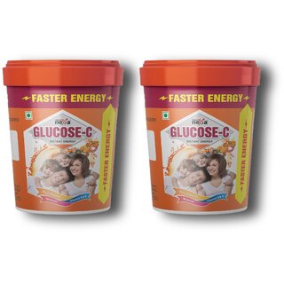 Glucose -c Instant Energy Orange Flavour 500g (Pack Of 2)