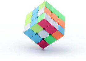 Frendo 3x3 Stickerless Speed Cube Puzzle Warrior Magic Cube