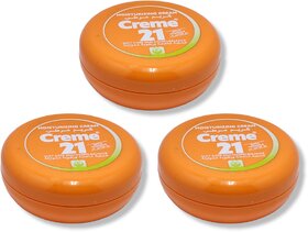 Creme 21 Moisturizing Cream with Vitamin E 50ml (Pack of 3)