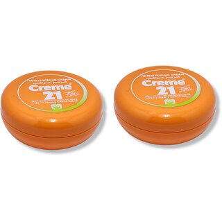                       Creme 21 Moisturizing Cream with Vitamin E 50ml (Pack of 2)                                              