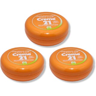                       Creme 21 Moisturizing Cream with Vitamin E 50ml (Pack of 3)                                              