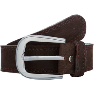                       Exotique Men's Brown Casual Genuine Leather Belt  (BM0015BR)                                              