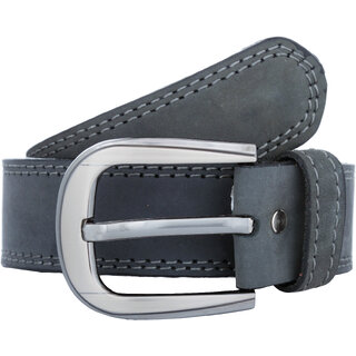                       Exotique Men's Grey Casual Genuine Leather Belt  (BM0015GY)                                              