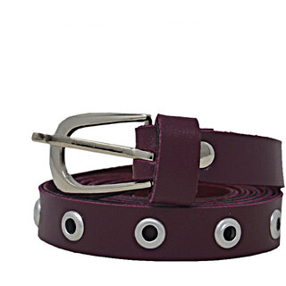                       Exotique Brown Casual Faux Leather Belt For Women (BW0018BR)                                              