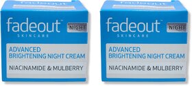 Fade Out Advanced Brightening Night Cream 50ml (Pack of 2)