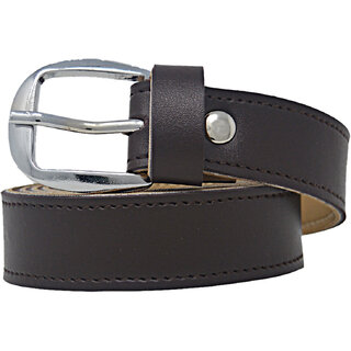                       Exotique Brown Formal Faux Leather Belt For Women (BW0022BR)                                              