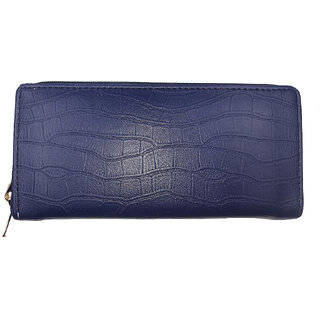                       Exotique  Blue Casual Wallet For Women (CW0035BL)                                              