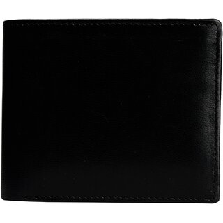                       Exotique Black Leather Wallet for Man (WM0005BK)                                              