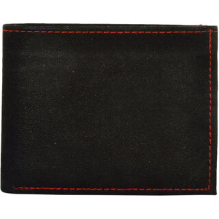                       Exotique Black Faux  Leather Wallet for Man (WM0012BK)                                              