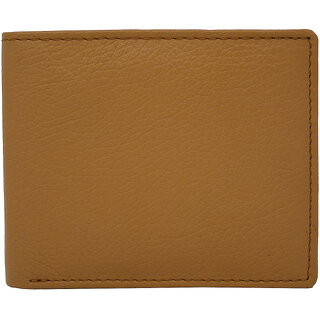                       Exotique Tan Genuine Leather Wallet for Man (WM0016TN)                                              