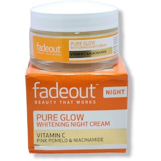                       Fade out Pure Glow Whitening Night Cream 50g                                              