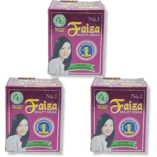                       Faiza Beauty No1 Whitening Cream 50g (Pack of 3)                                              