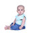 Kid Kupboard Cotton Baby Girls Top, Light Blue, Sleeveless, Crew Neck, 9-12 Months