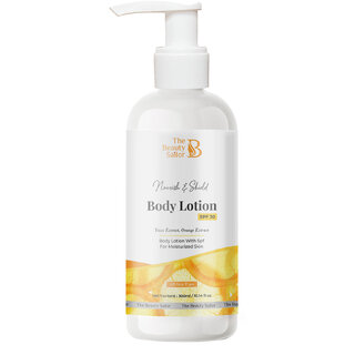 The Beauty Sailor- Nourish  Shield Body Lotion  yuzu and orange extracts moisturizes and protects  all skin types