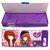 Aseenaa Magnetic Pencil Box With Sharpener Large Capacity Cute Doll Theme For Kids  Pack Of 1  Colour - Purple