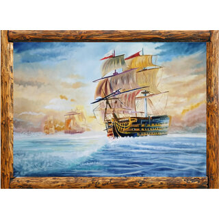                       Handmade Ship oil painting                                              