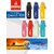 Quench 900 Inner Steel and Outer Plastic Water Bottle, 700ml, Red  BPA Free  Leak Proof  Office Bottle (Set of 4)