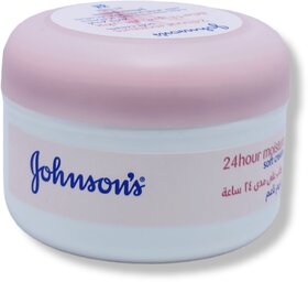 Johnson's 24hour Moisture Soft Cream - 200ml (Pack of 3)