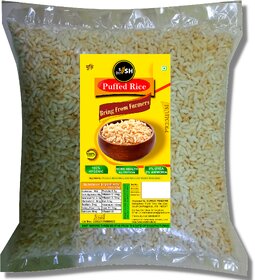 Puffed Rice Sish Desi Super Lean 500 X 2 White (Full Grain, Parboiled)  (1 kg)