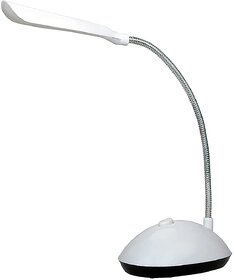 3 AAA Battery Powered(Not Included) LED Mini Desk Lamp Eye-Caring Table Lamp, 360 Flexible (Plastic, Random Body Color)