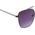 Fair-X Black - Grey Gradient Hexagan Square with Bar Unisex Sunglasses - SS1614