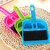 S4 Seller Hub Mini Dust Pan /Supdi With Brush Broom Set For Multipurpose Cleaning (Assorted Color, Small)