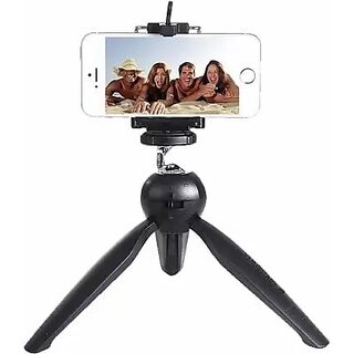 Generic YT-228 Tabletop Tripod Mini Tripod Mobile Holder for Camera and Smartphones (Black)