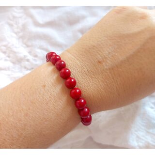                       CEYLONMINE- natural and lab certified coral bracelet  for men and women                                              