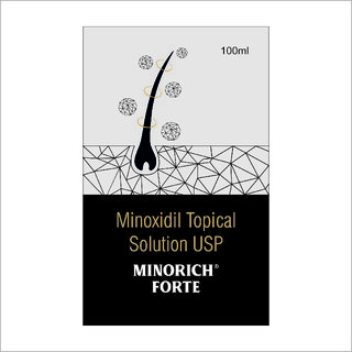Minorich Forte Hair Fall Control ! 5  Topical Solution For Hair Growth and Controlling Hair Fall (100 Ml. )