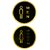 Sarvatr Men  Women Washroom Door Self-Adhesive Sign Signage Black Gold for Business Stores Cafes Shops Hospital School
