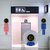 Sarvatr Men  Women Washroom Door Self-Adhesive Sign Signage Black Gold for Business Stores Cafes Shops Hospital School
