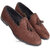 Shoeson Mens Brown Lace-up Suede Leather Casual Loafer