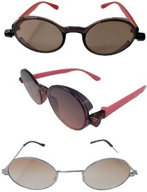 FOREVER 99 Kids Boy and Girls sunglasses U V protected stylish combo pack of 3 Fit age 2-10 year