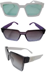 FOREVER 99 Kids Boy and Girls sunglasses U V protected stylish combo pack of 3 Fit age 2-10 year