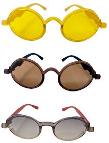 FOREVER 99 Kids Boy and Girls sunglasses U V protected stylish combo pack of 3 Fit age 2-10 year