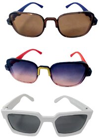 FOREVER 99 Kids Boy and Girls sunglasses U V protected stylish combo pack of 3 Fit age 2-10 year