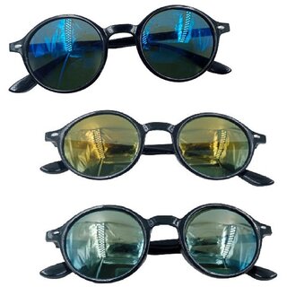 FOREVER 99 Kids Boy and Girls sunglasses U V protected stylish combo pack of 3 Fit age 2-10 year