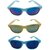 FOREVER 99 Kids Boy and Girls sunglasses U V protected goggles combo pack of 3 Fit age 2-10 year