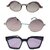 FOREVER 99 Kids Boy and Girls sunglasses U V protected goggles combo pack of 3 Fit age 2-10 year