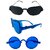 FOREVER 99 Kids Boy and Girls sunglasses U V protected goggles combo pack of 3 Fit age 2-10 year