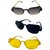 FOREVER 99 Kids Boy and Girls sunglasses U V protected goggles combo pack of 3 Fit age 2-10 year