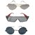 FOREVER 99 Kids Boy and Girls sunglasses U V protected goggles combo pack of 3 Fit age 2-10 year