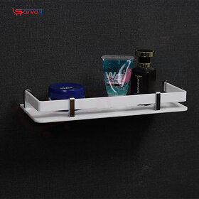 Sarvatr Multi-Purpose Acrylic Wall Mount Shelf Rack Kitchen and Bathroom Accessories (8 X 5 Shelf)