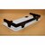 Bathroom Shelf Wall Mount/Kitchen Shelf, WHITE  BLACK Rack (12X5 INCH) Acrylic Wall Shelf