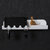 Sarvatr Acrylic Key Holder with Shelf Multipurpose Jewelry Holder/Scarves Holder Acrylic Key Holder