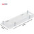 Sarvatr Multi-Purpose Acrylic Wall Mount Shelf Rack Kitchen and Bathroom Accessories (8 X 5 Shelf)