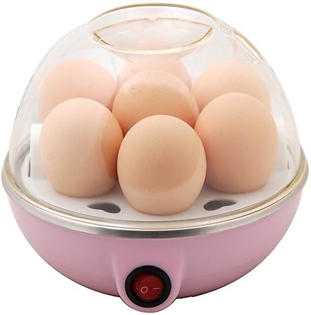 Shopper52 Portable Electric 7 Egg Boiler Egg Poacher Egg Cooker