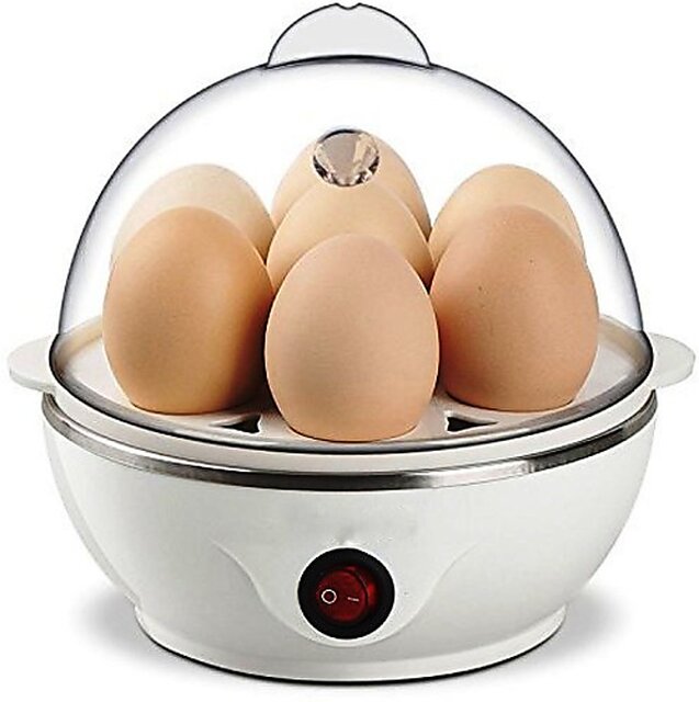 Shopper52 Portable Electric 7 Egg Boiler Egg Poacher Egg Cooker